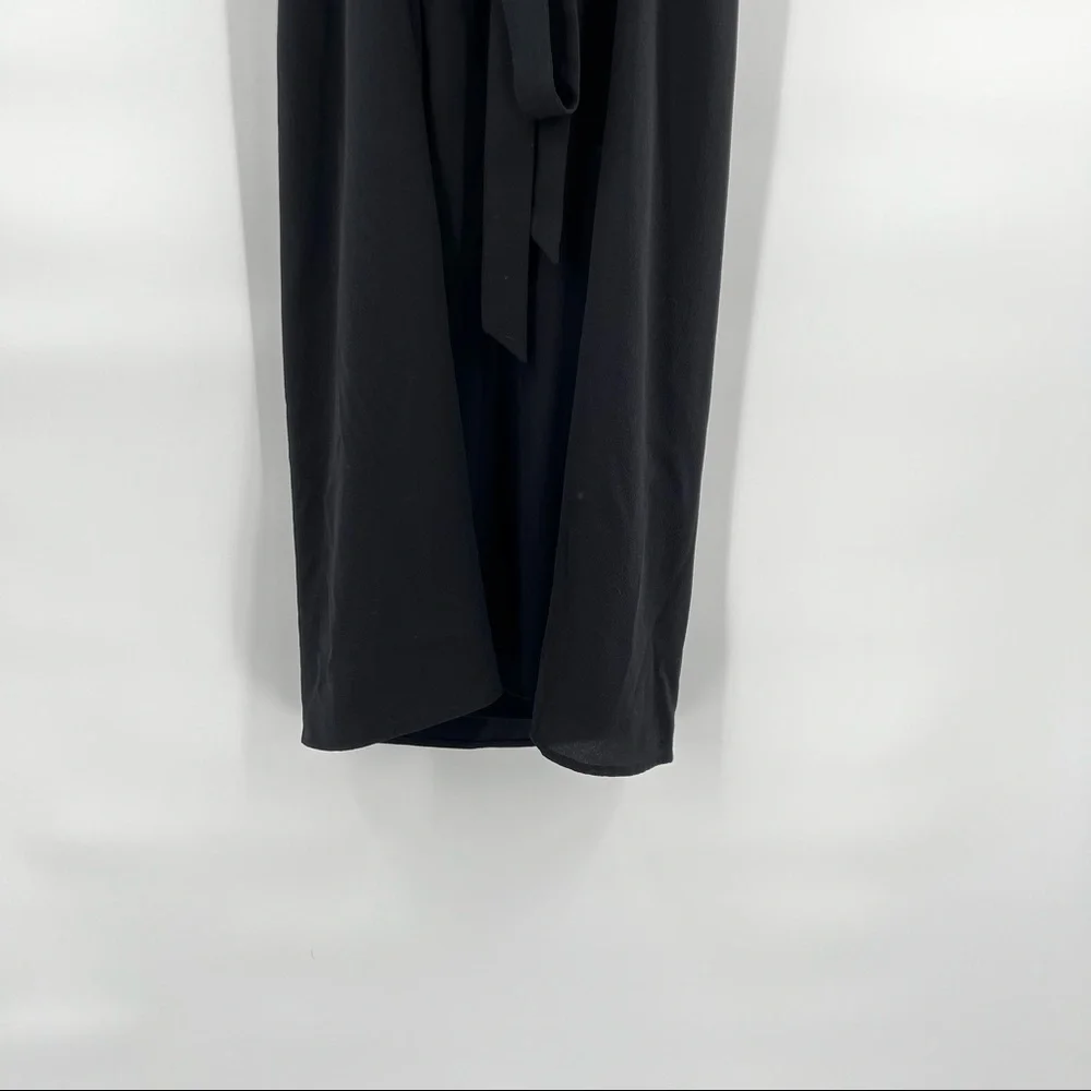 Fervour black belted sleeveless dress size L